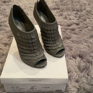Grey Ruffles heels